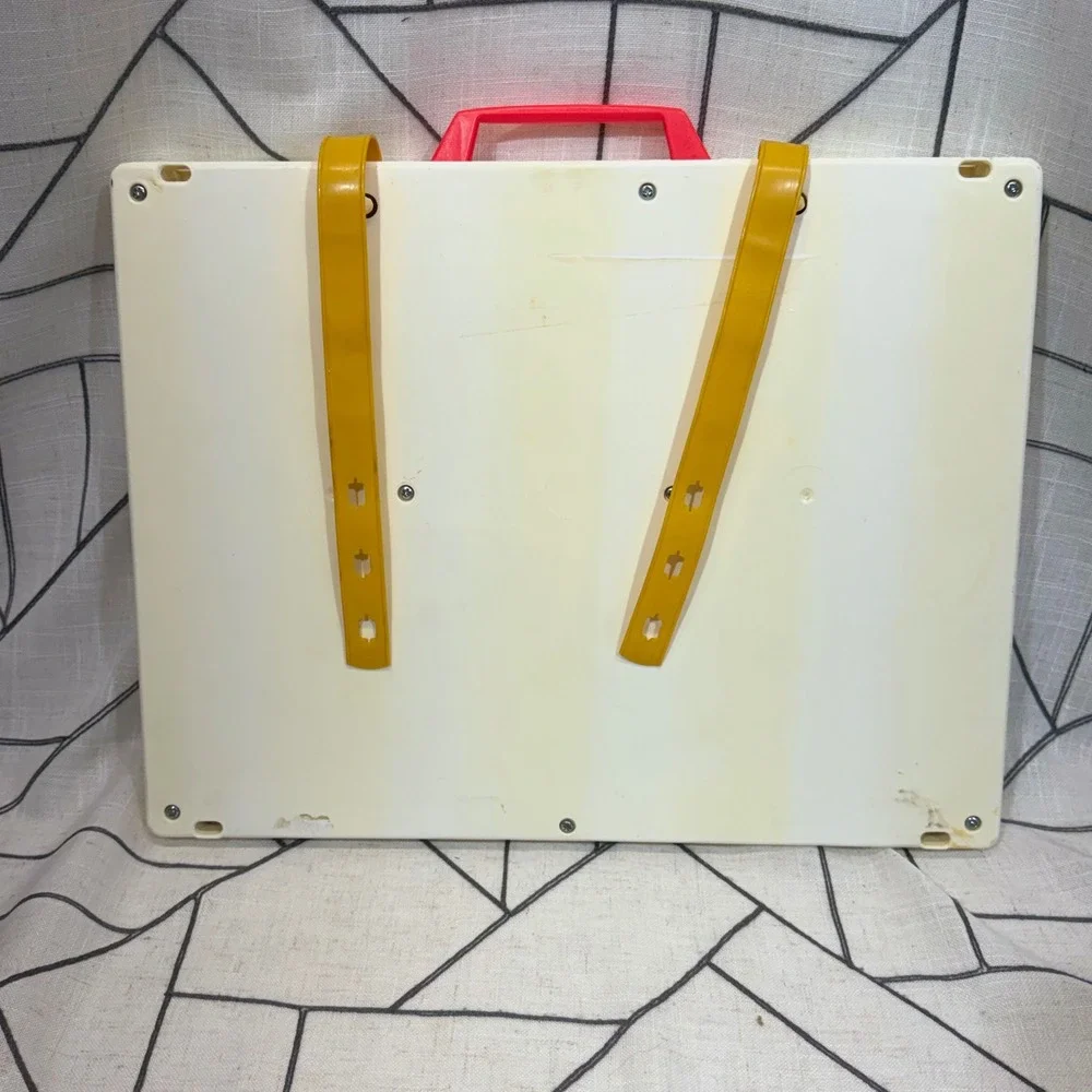 Fisher-Price Activity Center One Size White Vintage 1988 Crib Toy Sensory Board